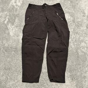 Athleta Pants Womens 10 Black Trekkie Crop Ripstop Jogger Pants